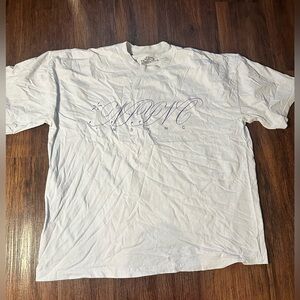 2X NSYNC/ Justin Timberlake light blue Graphic Shirt with Script Logo